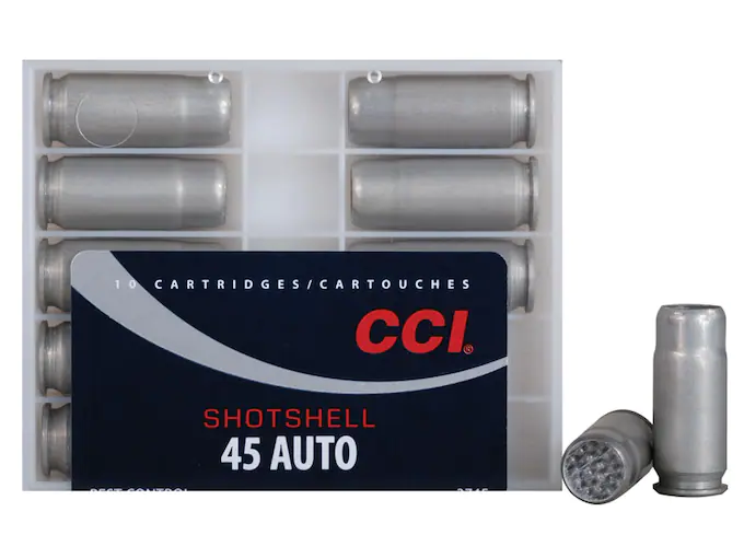 CCI Shotshell 45 ACP Ammunition – 120 Grain Lead Shot – 200 Rounds for Glock Switch